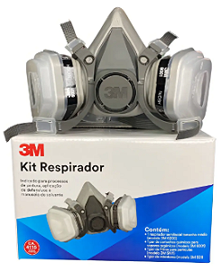 Kit Respirador Para Pintura Automotiva 3M