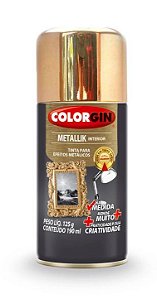 Colorgin Spray Metallik Dourado 557 (190ml)