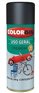 Colorgin Spray Uso Geral Preto Semi Fosco 54021 (400ml)