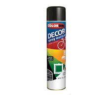 Colorgin Tinta Spray Decor Preto Brilhante (360ml)