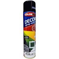 Colorgin Tinta Spray Decor Preto Fosco (360ml)
