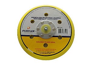 Purplex Suporte p/Disco Lixadeira Roto Orbital Hookit 6 polegadas