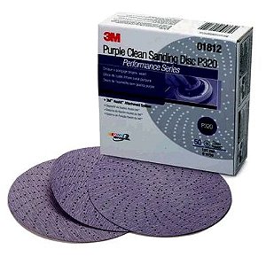 3M Disco Hookit Clean Sanding 334U P320 152mm (1und)