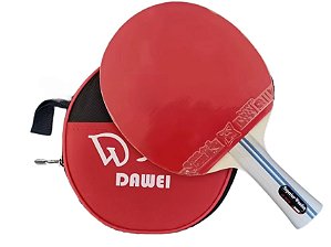 Raquete 2 estrelas Dawei  Aprovada pela ITTF clássica FL