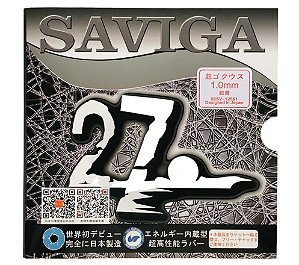 Borracha Para Raquete De Tenis De Mesa Saviga 27 Com Esponja 0.5mm