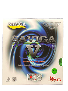 Borracha Para Raquete De Tenis De Mesa Saviga V Pino Longo Sem Esponja Ox Colorida