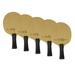 Combo 5 Raquetes De Tenis De Mesa Clássica FL Hueison X1 5 Folhas