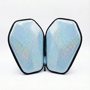 Capa para Raquete de tênis de Mesa - Hard Case Hexa Azul