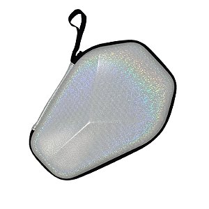 Capa para Raquete de tênis de Mesa - Hard Case Hexa Branca