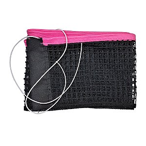 Rede Reposição Tênis De Mesa em Algodão - Preta com Rosa