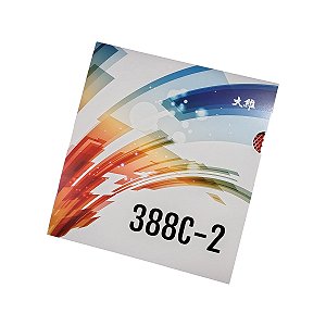 Dawei 388 C-2 1.5mm Borracha Para Tênis De Mesa pino longo com esponja