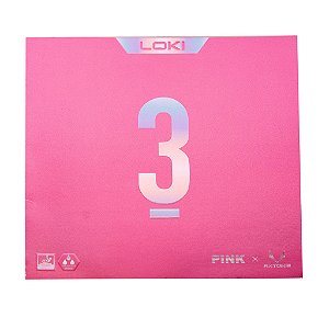 Borracha Loki RXTON 3 Rosa Tênis Mesa ITTF Spin Profissional