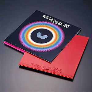 Borracha Para Raquete De Tenis De Mesa Butterfly Tenergy 05 Vermelha