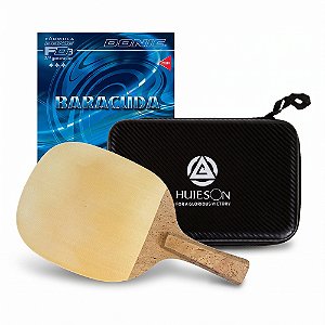 Combo 01 - Raquete Hinoki 10.5mm + Baracuda (Capa Hard e montagem Grátis)