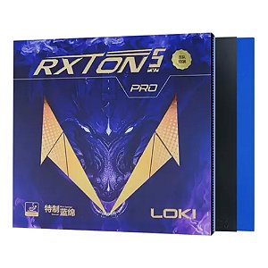 Borracha Loki RXTON 5 PRO tênis de mesa Speed Spin Preta