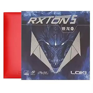 Borracha Loki RXTON 5 tênis de mesa Speed Spin Vermelha
