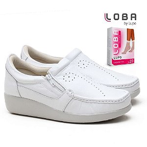 sapato branco anabela