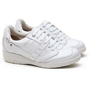 sapato branco anabela
