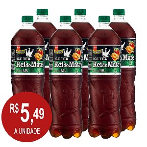 Ice Tea PÊSSEGO ZERO AÇÚCAR Pack com 6 Garrafas 1,5L