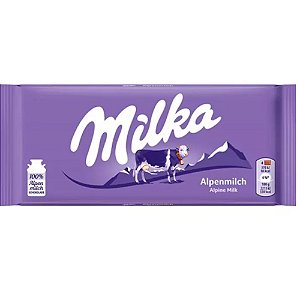 CHOCOLATE MILKA AO LEITE ALPINE MILK 100G