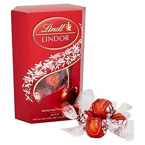 CHOCOLATE LINDT LINDOR AO LEITE CORNET 37G