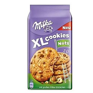 BISCOITO MILKA XL COOKIES NUT 184G