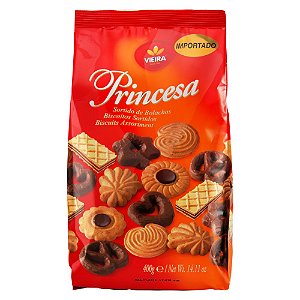 BISCOITO VIEIRA PRINCESA SORTIDO 400G