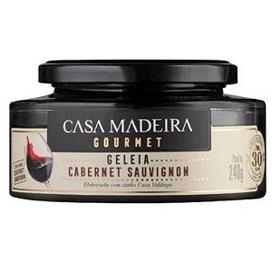GELEIA CASA MADEIRA CABERNET SAUVIGNON 240G