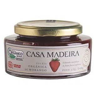 GELEIA CASA MADEIRA MORANGO 240G