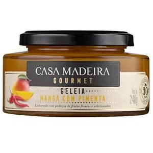 GELEIA CASA MADEIRA MANGA COM PIMENTA 240G