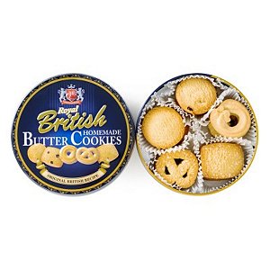 BISCOITO ROYAL BRITISH AMANTEIGADO LATA 114G