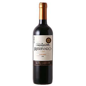 VINHO SANTA CAROLINA RESERVADO CARMENERE 750ML