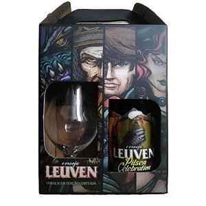 KIT CERVEJA LEUVEN 1 COPO 1 CERVEJA