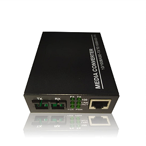 Conversor de fibra óptica para Ethernet 10/100