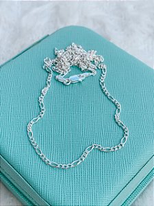 Corrente de Prata Masculina Elo 3x1