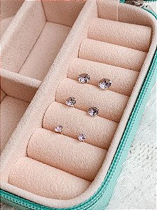 Trio de Prata Ponto de Luz Lilás