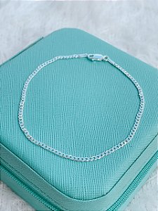 Pulseira de Prata Masculina Elo Groumet 2mm