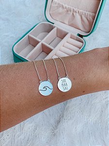 Escapulário de Prata Sol Mar Sal