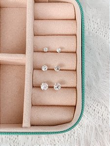 Trio de Prata Ponto de Luz Mini