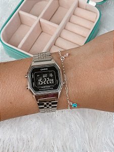 Pulseira de Prata Colorida