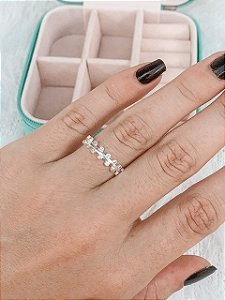 Anel de Prata Pontinhos de Luz