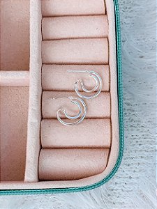 Argola de Prata Caracol