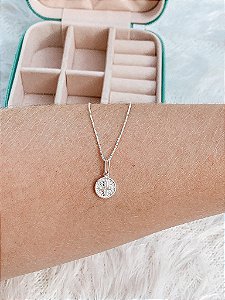 Gargantilha de Prata São Bento