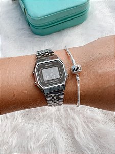 Pulseira de Prata Berloque Simples