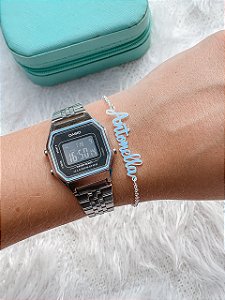 Pulseira de Prata Nome Personalizada
