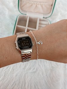 Pulseira de Prata Lua