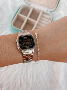 Pulseira de Prata Bolinha Elo Português