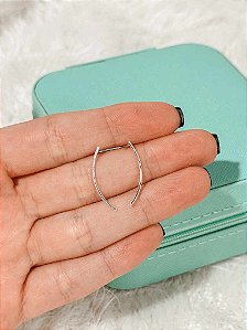 Brinco de Prata Curvo