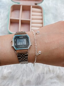 Pulseira de Prata Zircônias Cristais