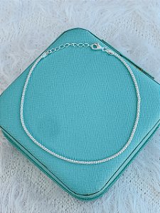 Tornozeleira de Prata Pipoca